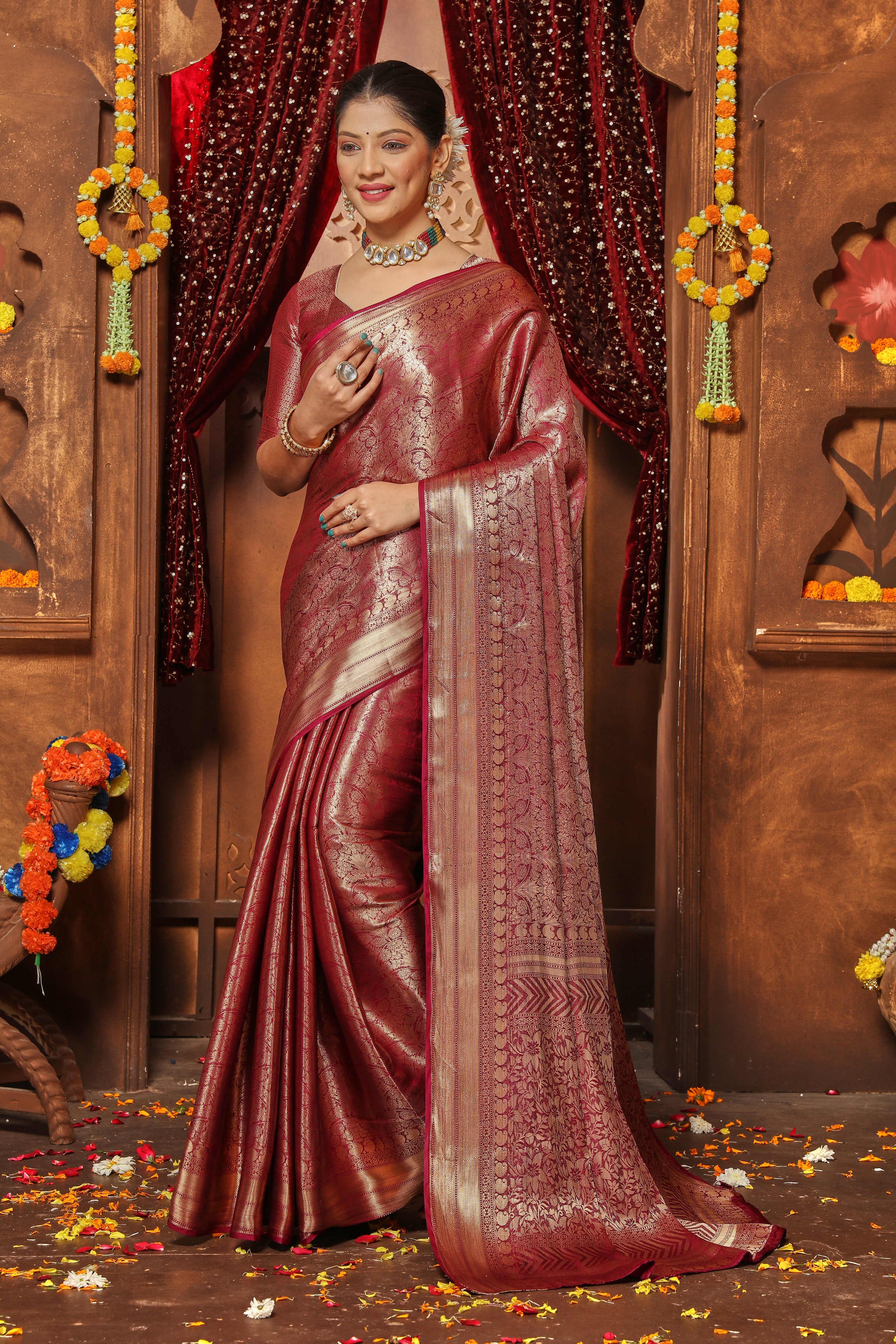 Drape in Grace – Explore Premium Sarees Online