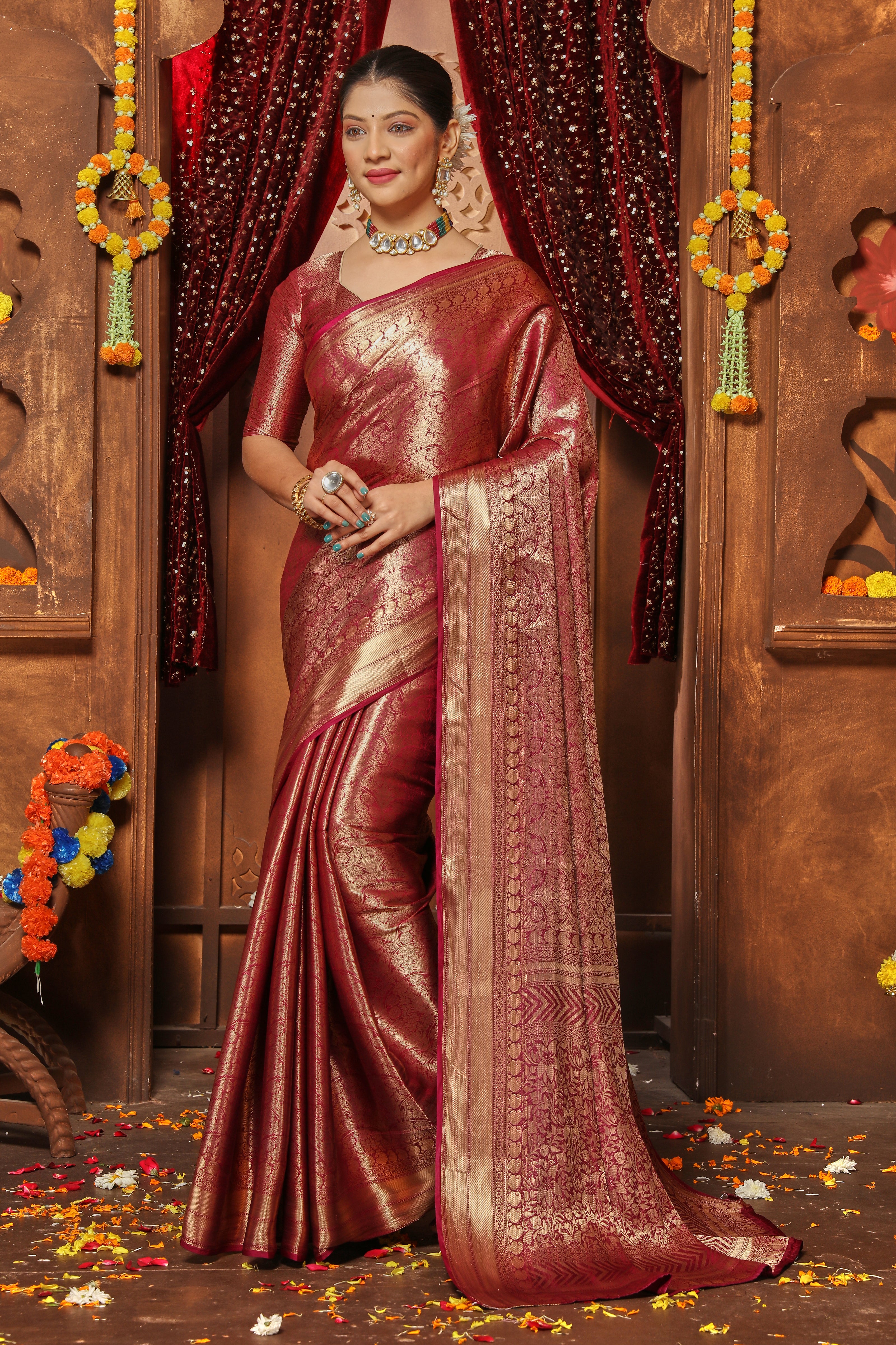 Drape in Grace – Explore Premium Sarees Online