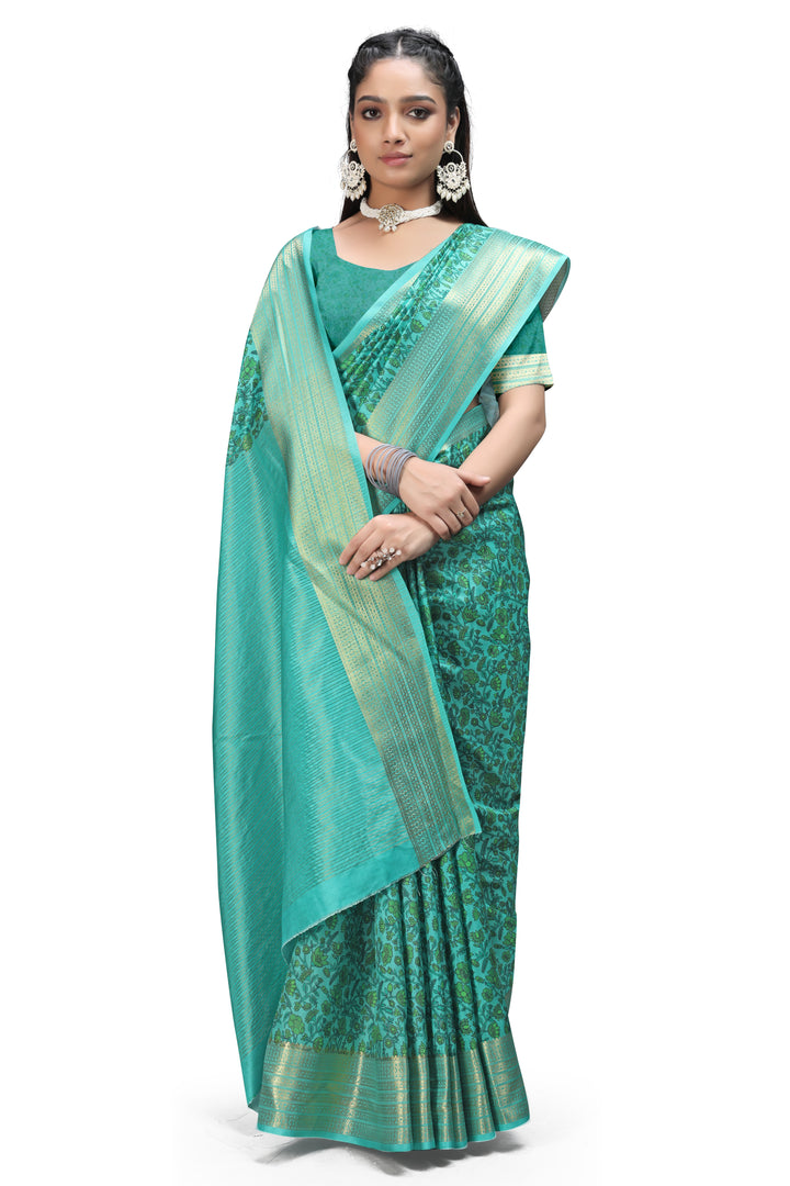 The Storyteller Saree – Kalamkari Print Magic