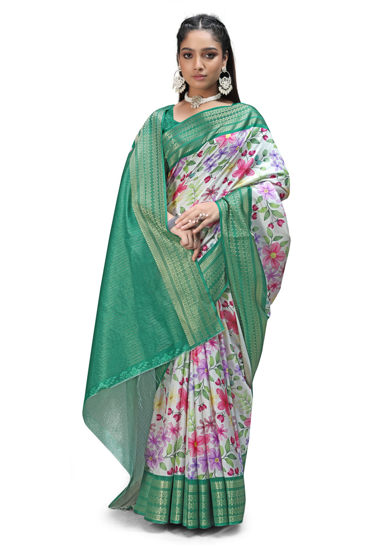 Elegant Floral Digital Print Fabrics Collection