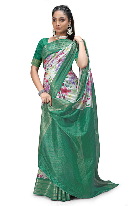 Elegant Floral Digital Print Fabrics Collection