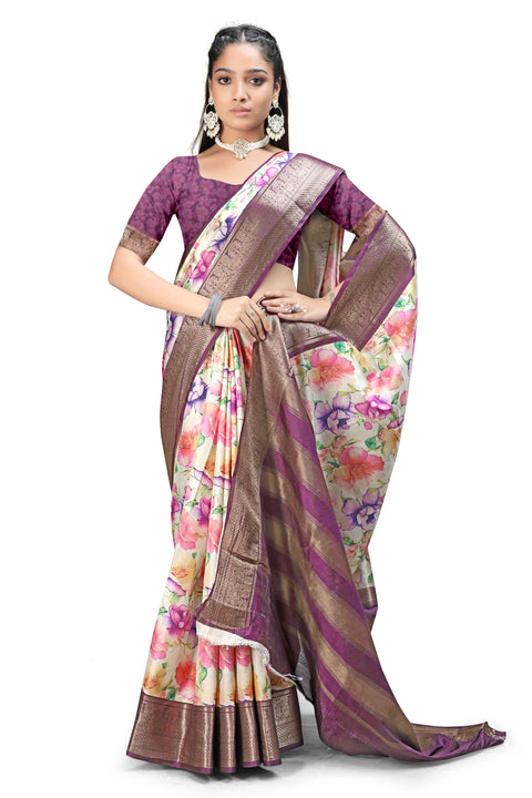 Shop Designer Floral Digital Print Fabrics