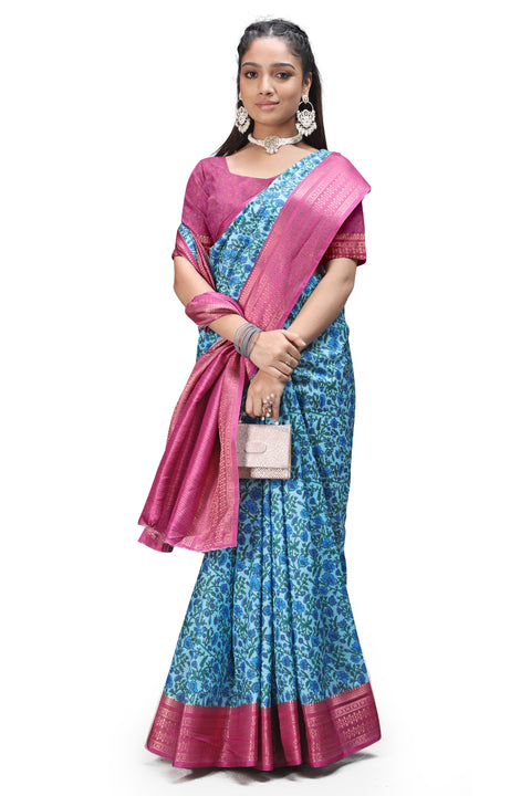 Threads of Elegance – Kalamkari Print Drapes