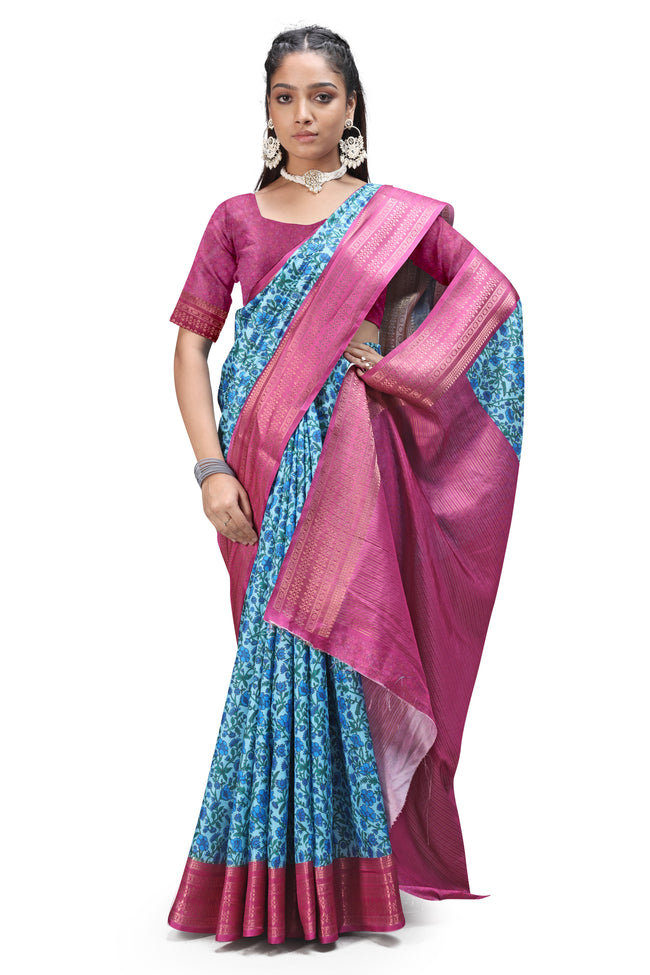 Threads of Elegance – Kalamkari Print Drapes