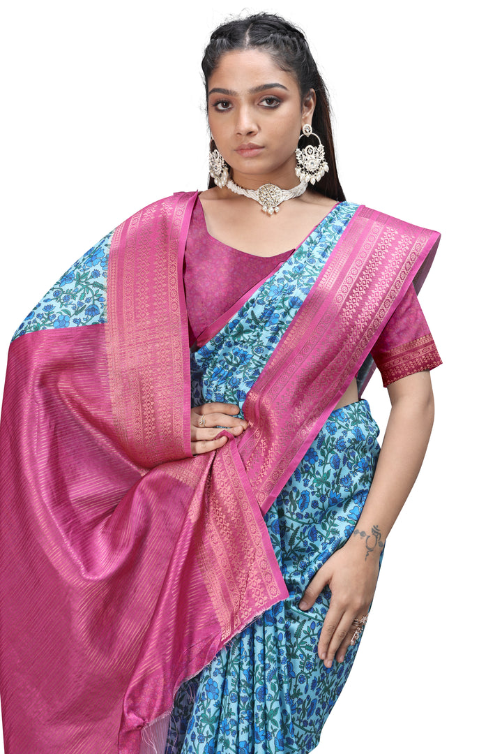 Threads of Elegance – Kalamkari Print Drapes