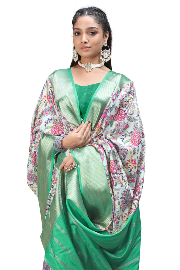 Painted Grace – Kalamkari Print Sarees Online