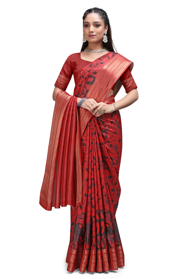 The Story Saree – Kalamkari Print Drapes Online