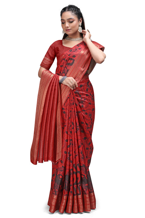 The Story Saree – Kalamkari Print Drapes Online