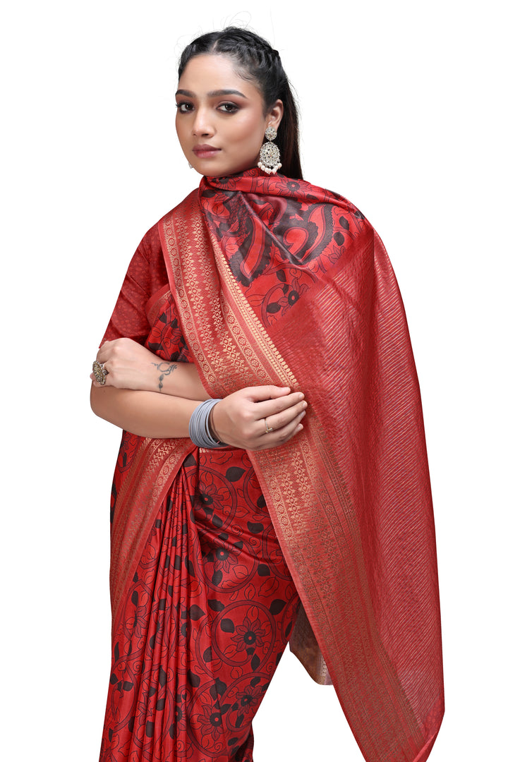 The Story Saree – Kalamkari Print Drapes Online