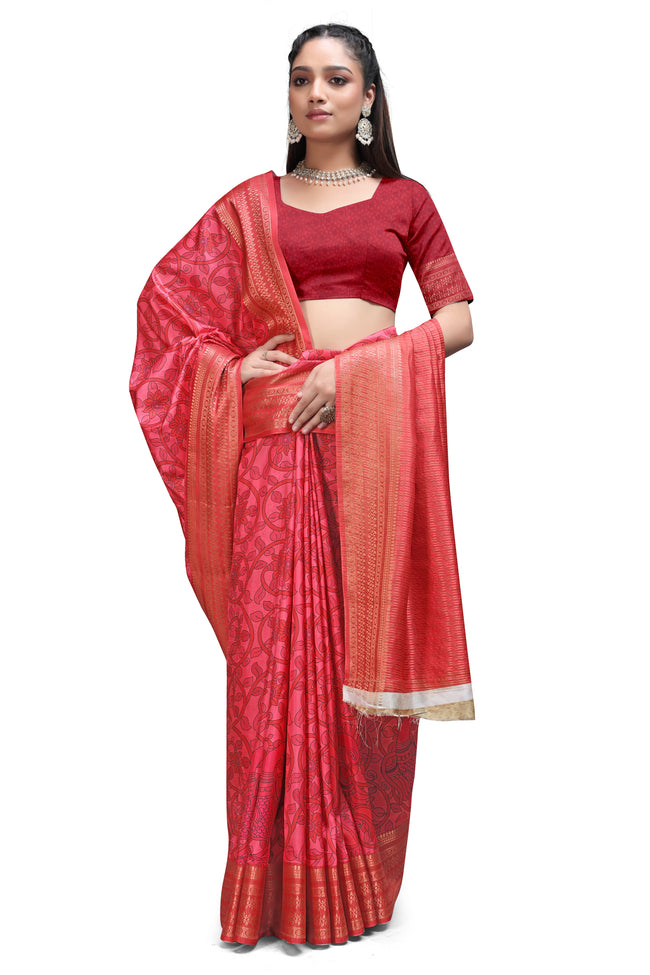 Kalamkari Print Sarees – Crafted with Culture