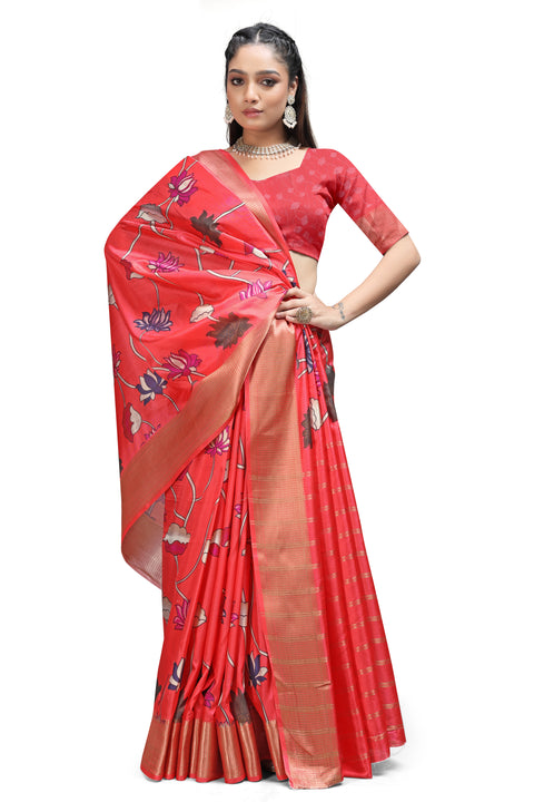 The Story Saree – Kalamkari Print Drapes Online