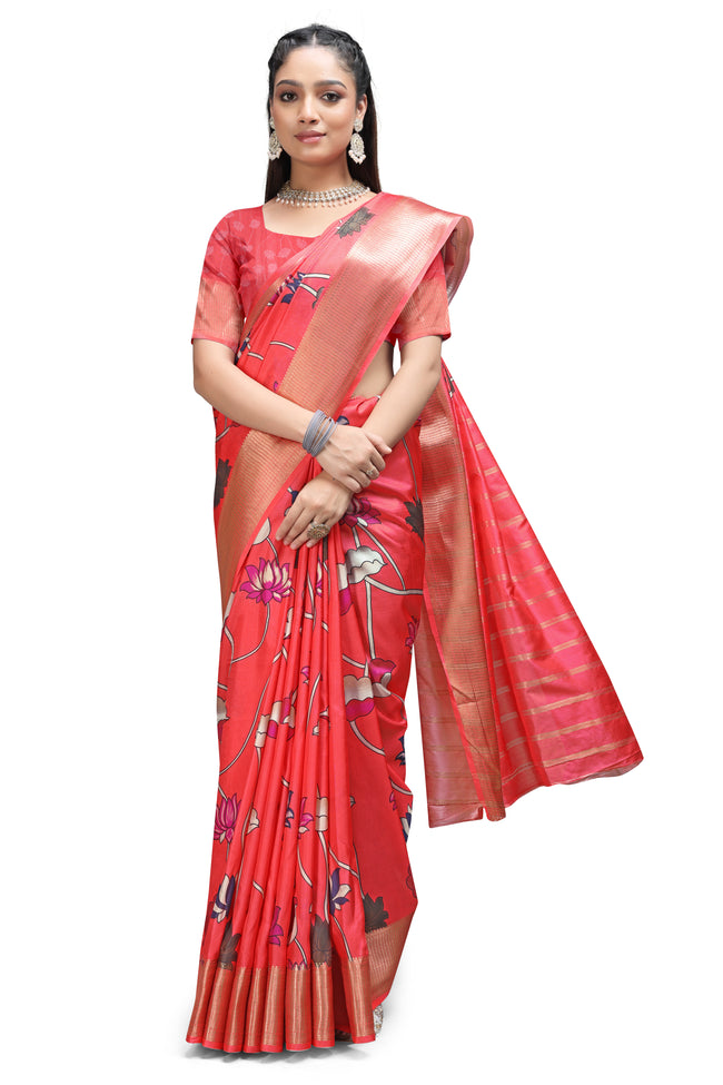 The Story Saree – Kalamkari Print Drapes Online
