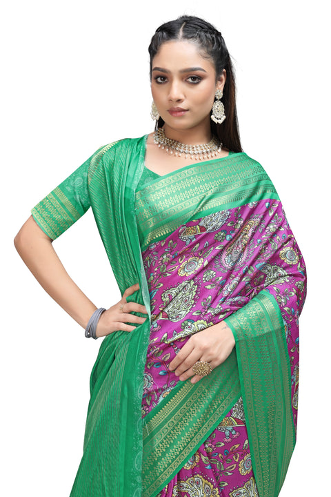 Kalamkari Print Sarees – Crafted with Culture