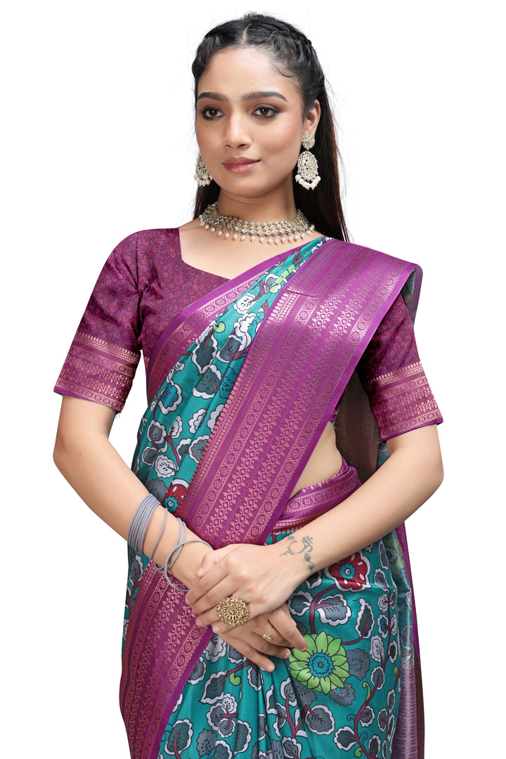 Kalamkari Print – Elegance in Every Fold