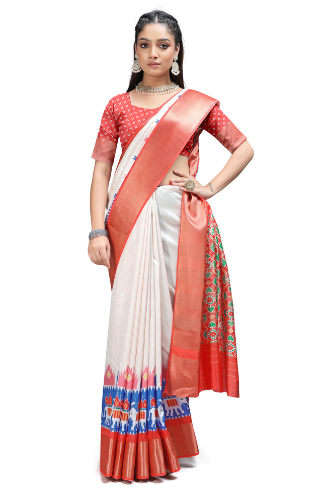 Traditional Ikkat Sarees in Vibrant Colors