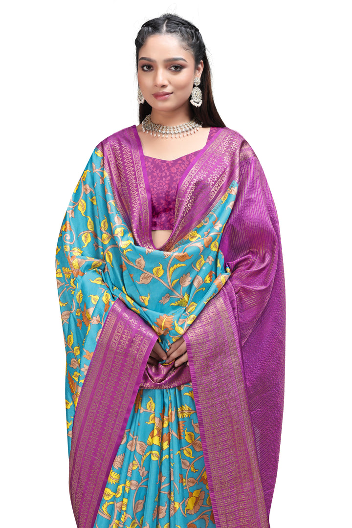 Brushwork Beauty – Kalamkari Print Sarees