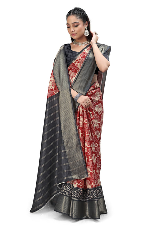 Kalamkari Print Sarees – Stories in Silk & Cotton