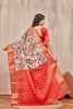 Pink Mysore Crepe Floral Printed Saree