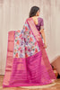 Ethereal Lavender Mysore Crepe Floral Digital Print Saree