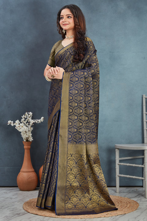 Elegance Woven in Tradition: Mysore Brocket Soft Silks
