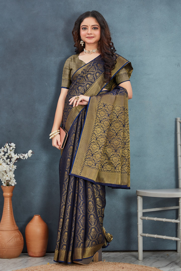 Elegance Woven in Tradition: Mysore Brocket Soft Silks