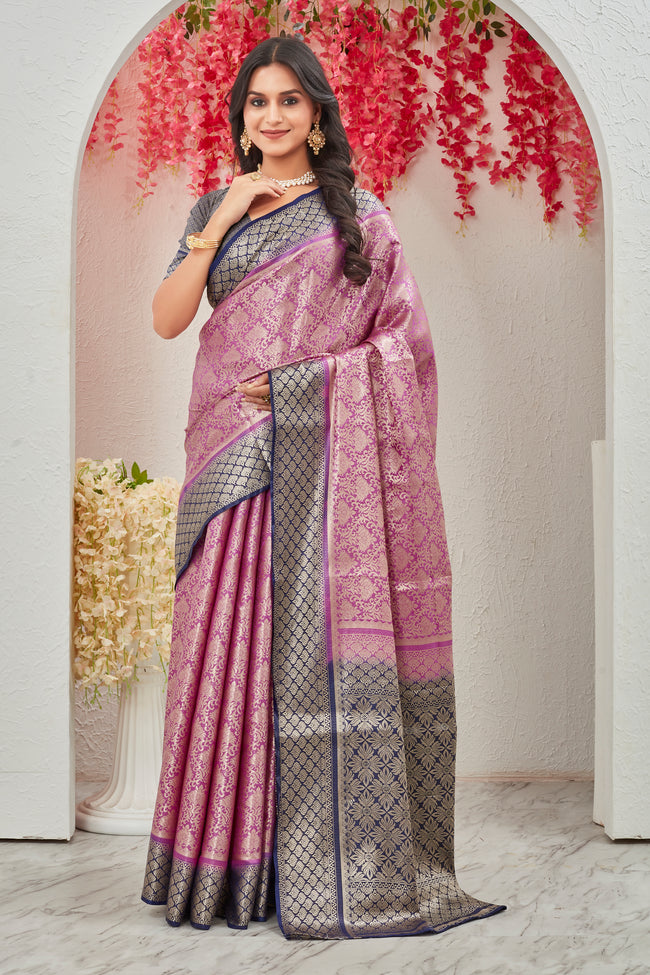 Wrap Yourself in Tradition with Mysore Brocket Soft Silks