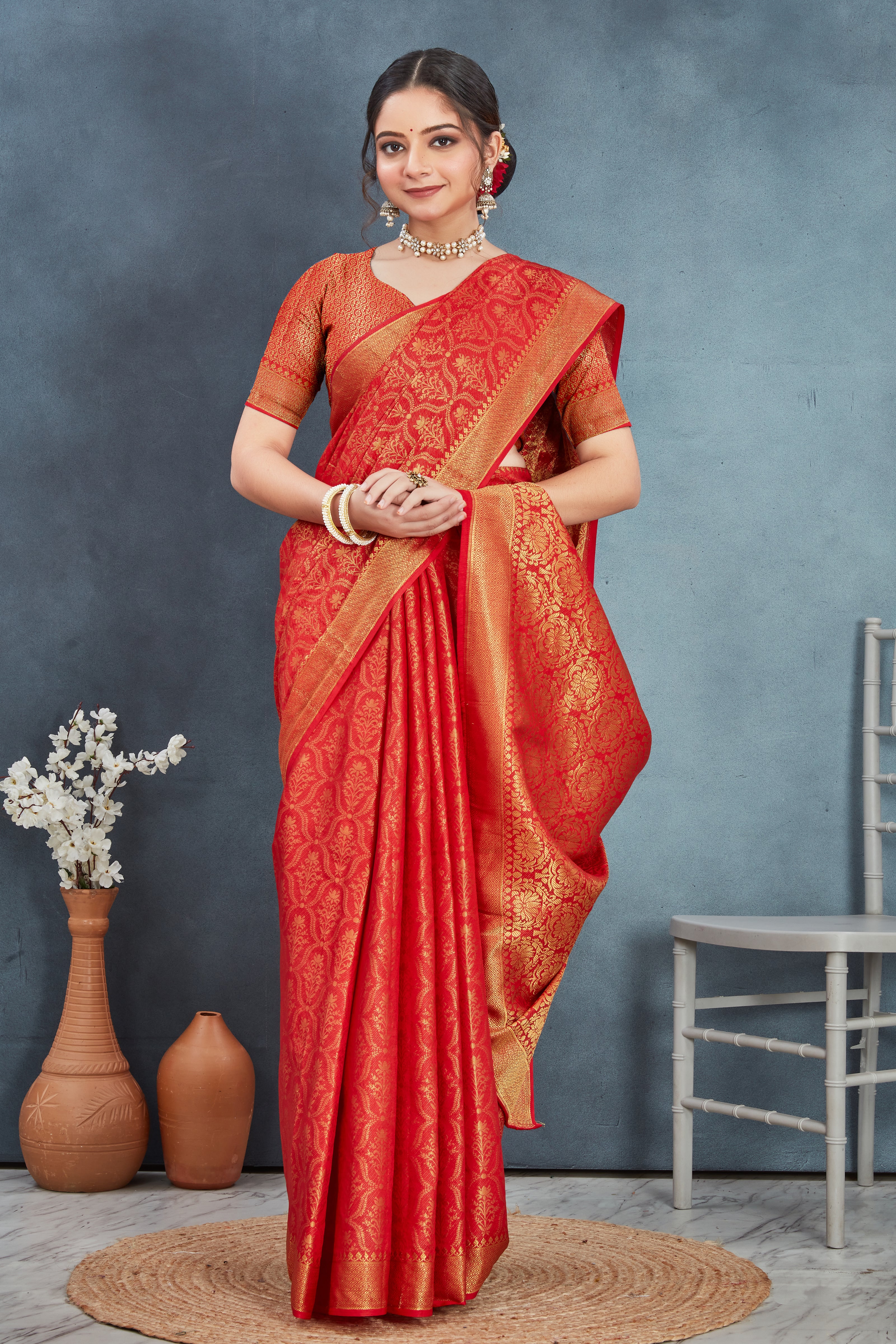 Drape the Finest: Mysore Brocket Soft Silks for the Discerning