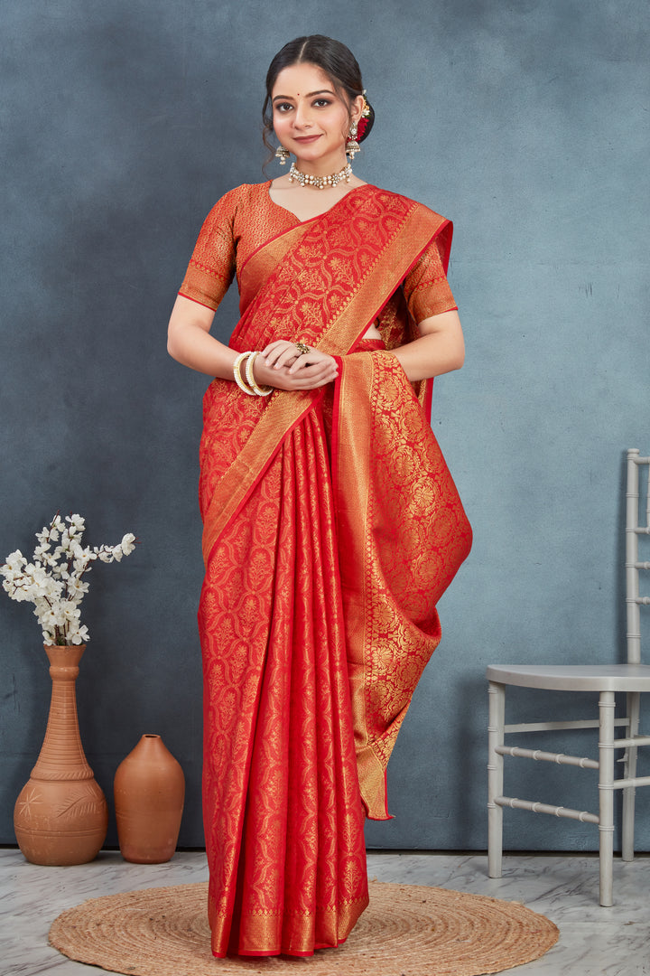 Drape the Finest: Mysore Brocket Soft Silks for the Discerning
