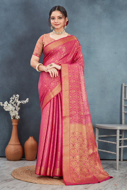 Mysore Brocket Soft Silks – The Fabric of Elegance
