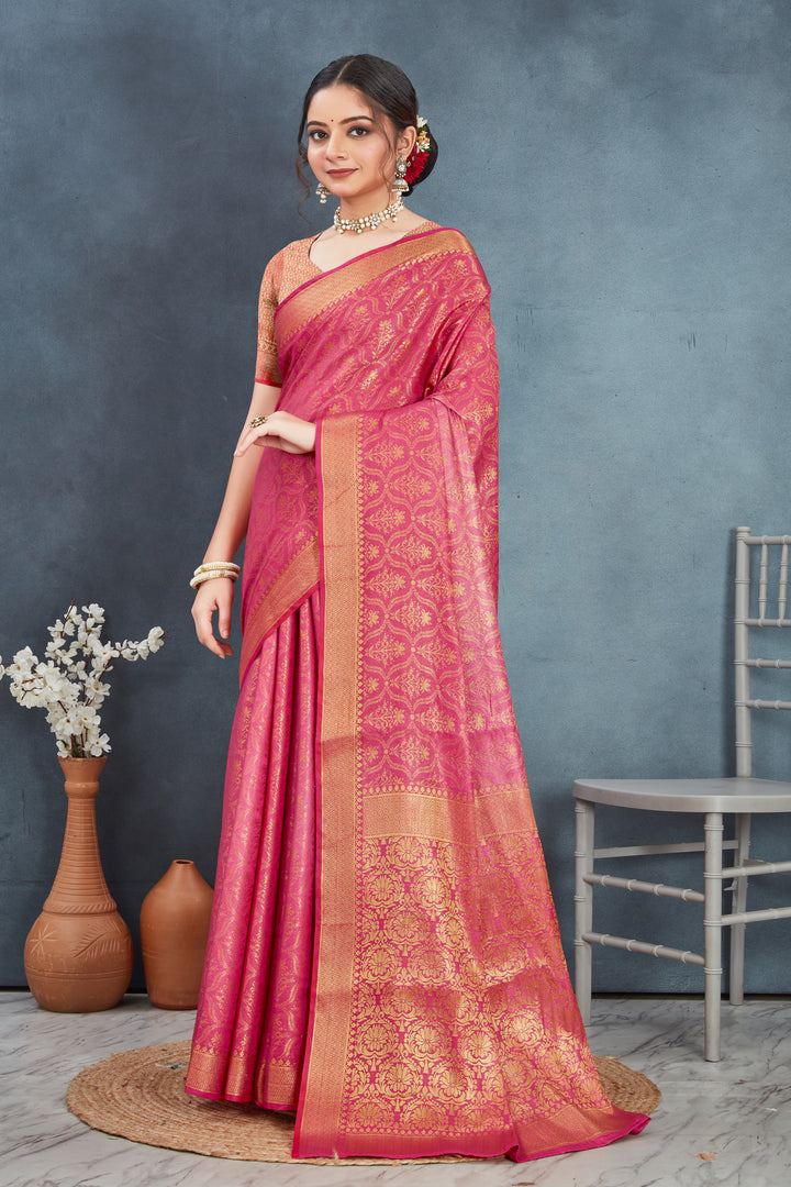Mysore Brocket Soft Silks – The Fabric of Elegance