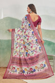Understated Glamour in Every thread of this linen Saree
