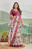 Understated Glamour in Every thread of this linen Saree