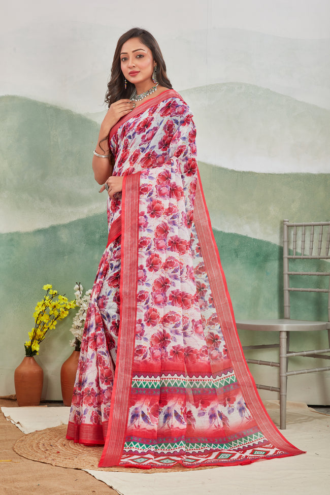 The Feel Rich & Drape Right with Linen Saree