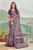 When Elegance Demands Subtlety of Linen Silk Saree