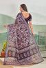 When Elegance Demands Subtlety of Linen Silk Saree