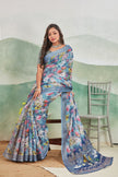 Parfect Style with Simplified with Linen Saree