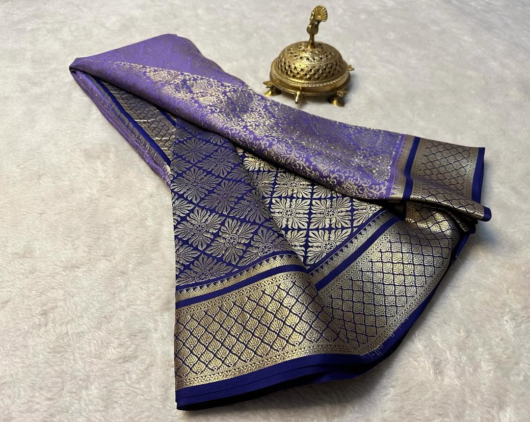 Beautiful Pure Brocade Mysore silk sarees
