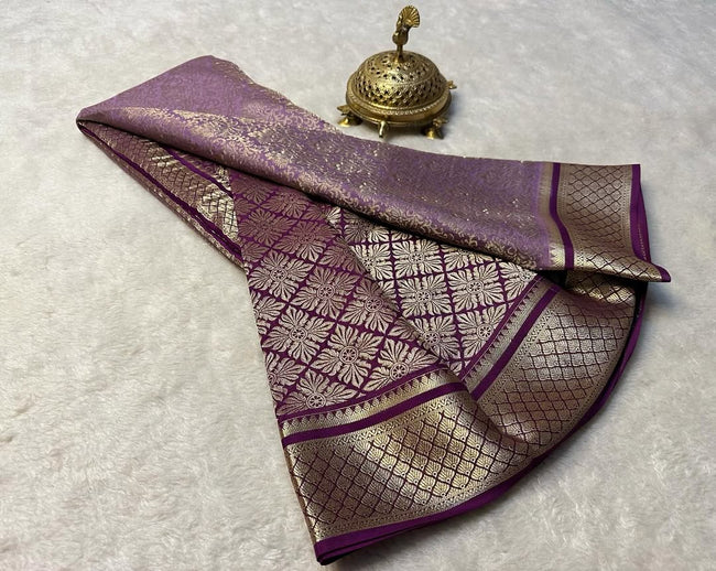 Beautiful Pure Brocade Mysore silk sarees