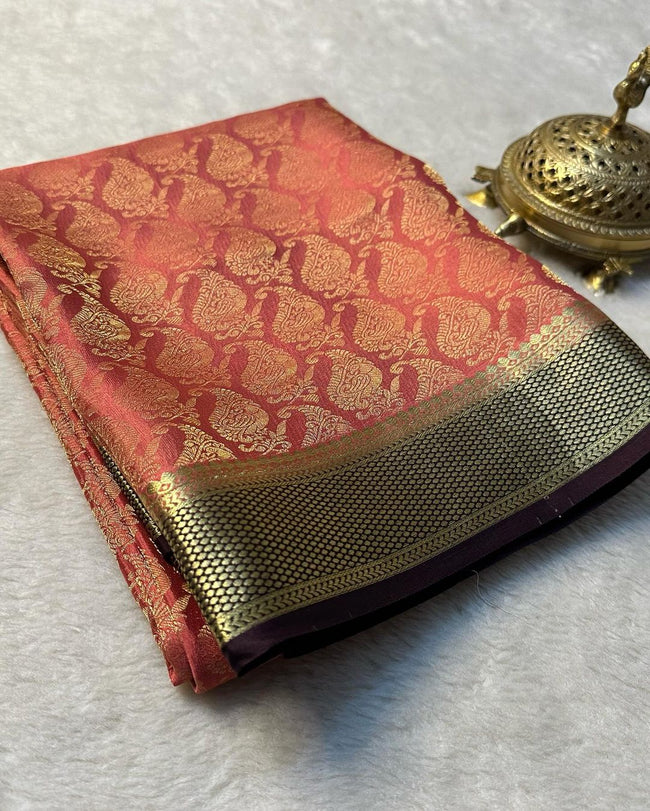 Beautiful Pure Brocade Mysore silk sarees