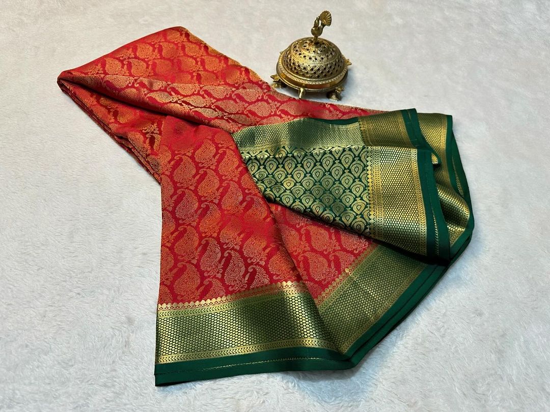 Beautiful Pure Brocade Mysore silk sarees