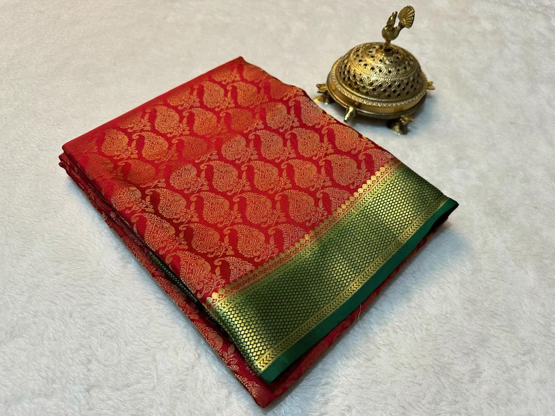 Beautiful Pure Brocade Mysore silk sarees