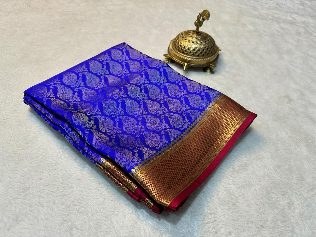 Beautiful Pure Brocade Mysore silk sarees