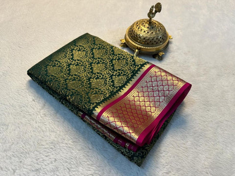 Beautiful Pure Brocade Mysore silk sarees