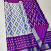 Authentic Ikkat Print Soft Silk Saree With Traditional Handloom Appeal