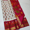 ikkat Printed Handloom Soft Silk Saree