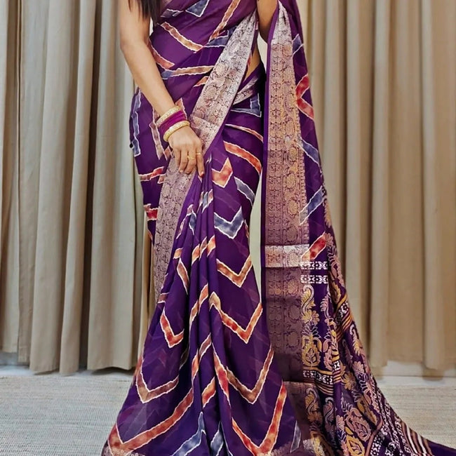 Luxurious Dola silk saree