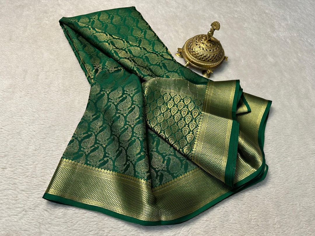 Beautiful Pure Brocade Mysore silk sarees