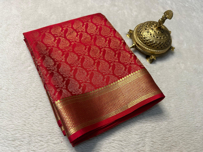 Beautiful Pure Brocade Mysore silk sarees