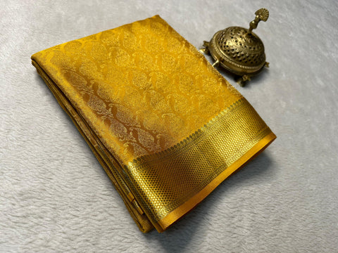 Beautiful Pure Brocade Mysore silk sarees