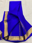 BLUE SEMI SOFT SILK SAREE